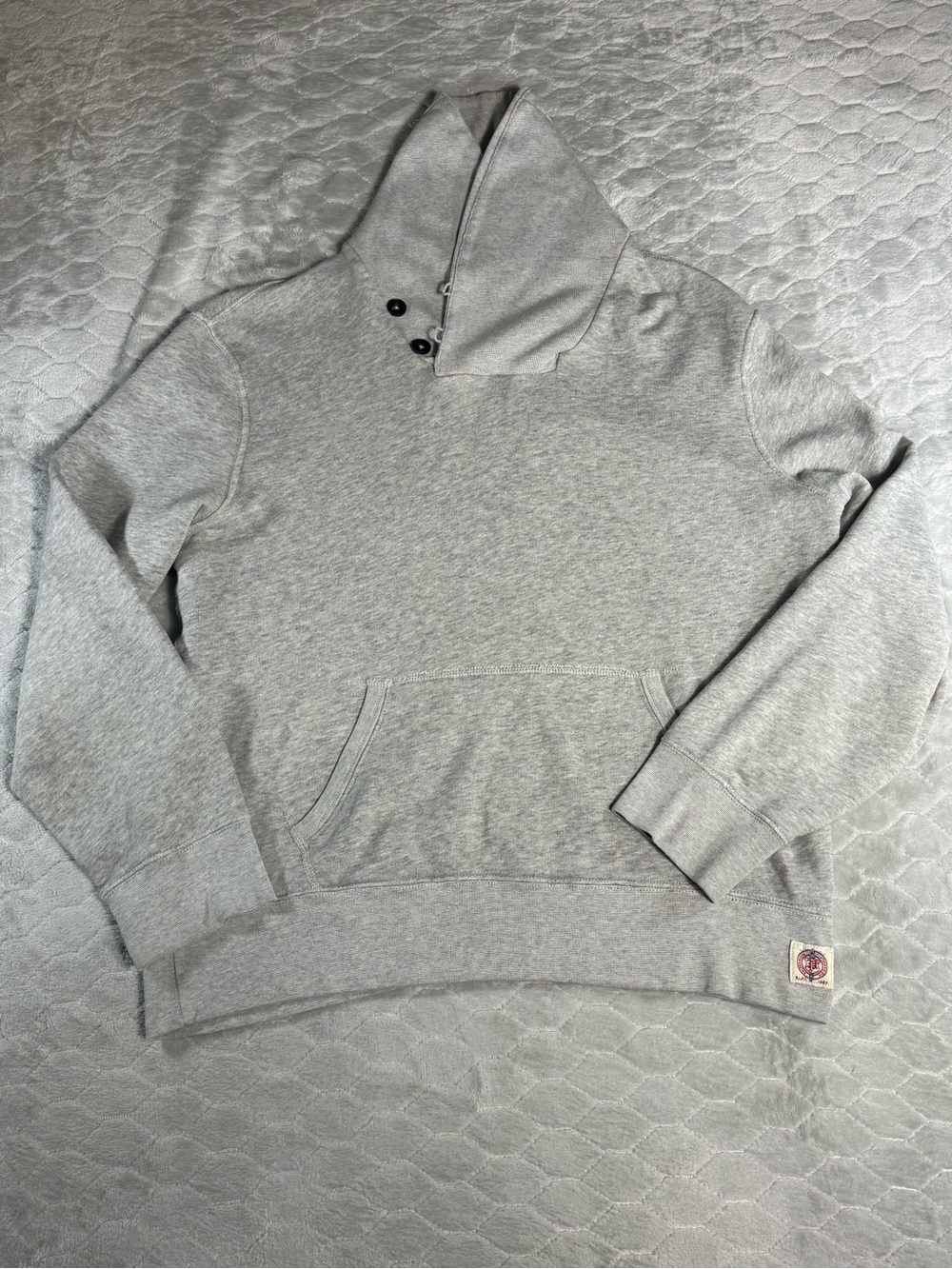 Polo Ralph Lauren‎ Shawl Collar Fleece Sweatshirt Gray XL RLPC 1967